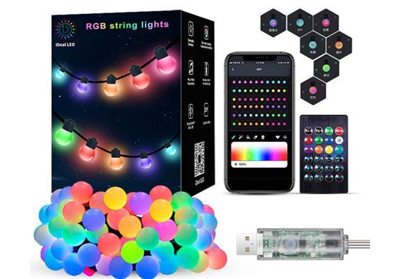 IDEAL LED Leather String Lights in Stock